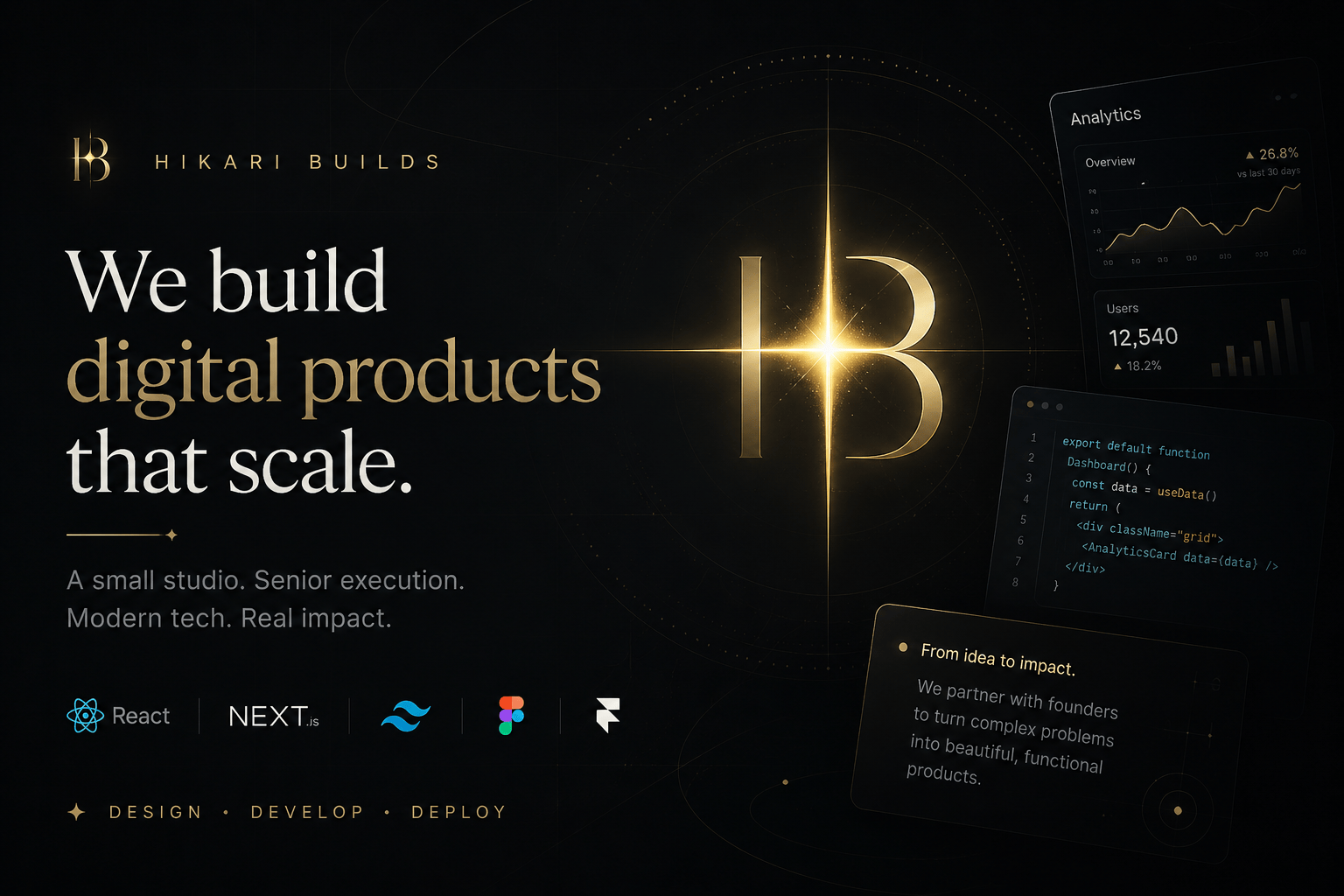Hikari Builds - Premium Web Design & Development Studio